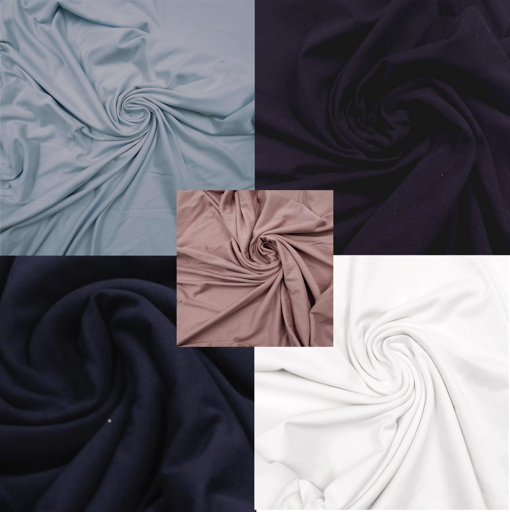 100% Bavlna - jednobarevná úplet 👚 170gr.