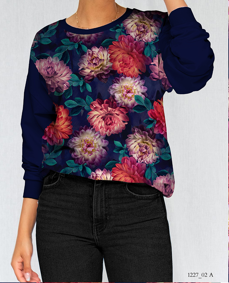 Jiřiny Tričkovina 190gr. /Teplákovina 240gr.