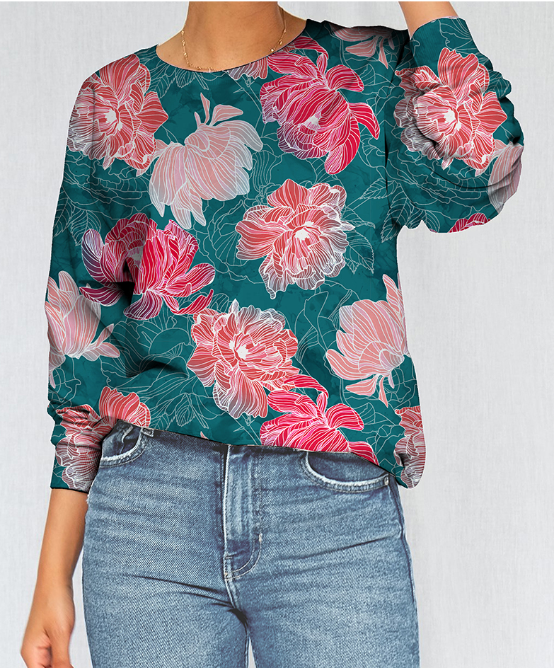 Pivoňky Tričkovina 190gr. /Teplákovina 240gr.