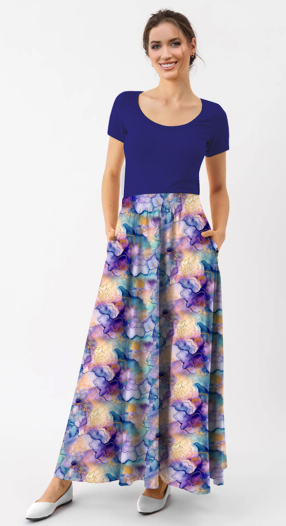 Fialky Tričkovina 190gr. /Teplákovina 240gr.