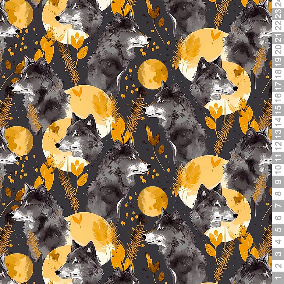 Vlci za úplňku Tričkovina 190gr. /Teplákovina 240gr.