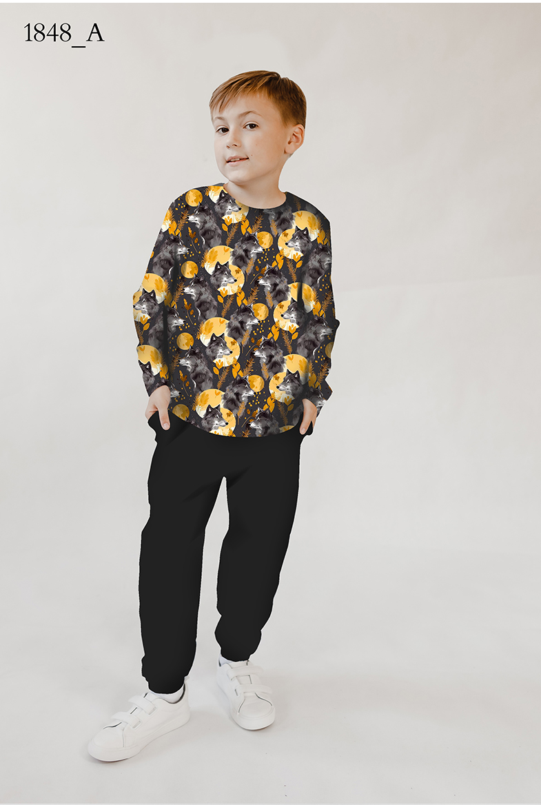 Vlci za úplňku Tričkovina 190gr. /Teplákovina 240gr.