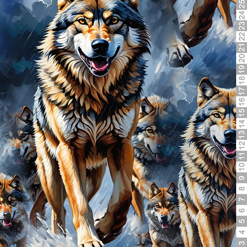 Vlci Teplákovina 240gr.