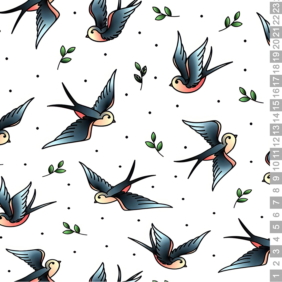 Vlaštovky Tričkovina 190gr. /Teplákovina 240gr.