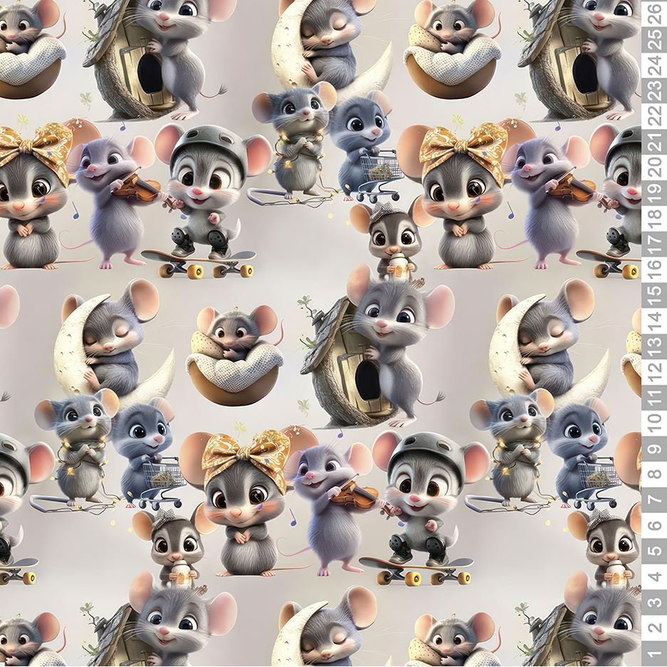 Myšky Tričkovina 190gr. /Teplákovina 240gr.