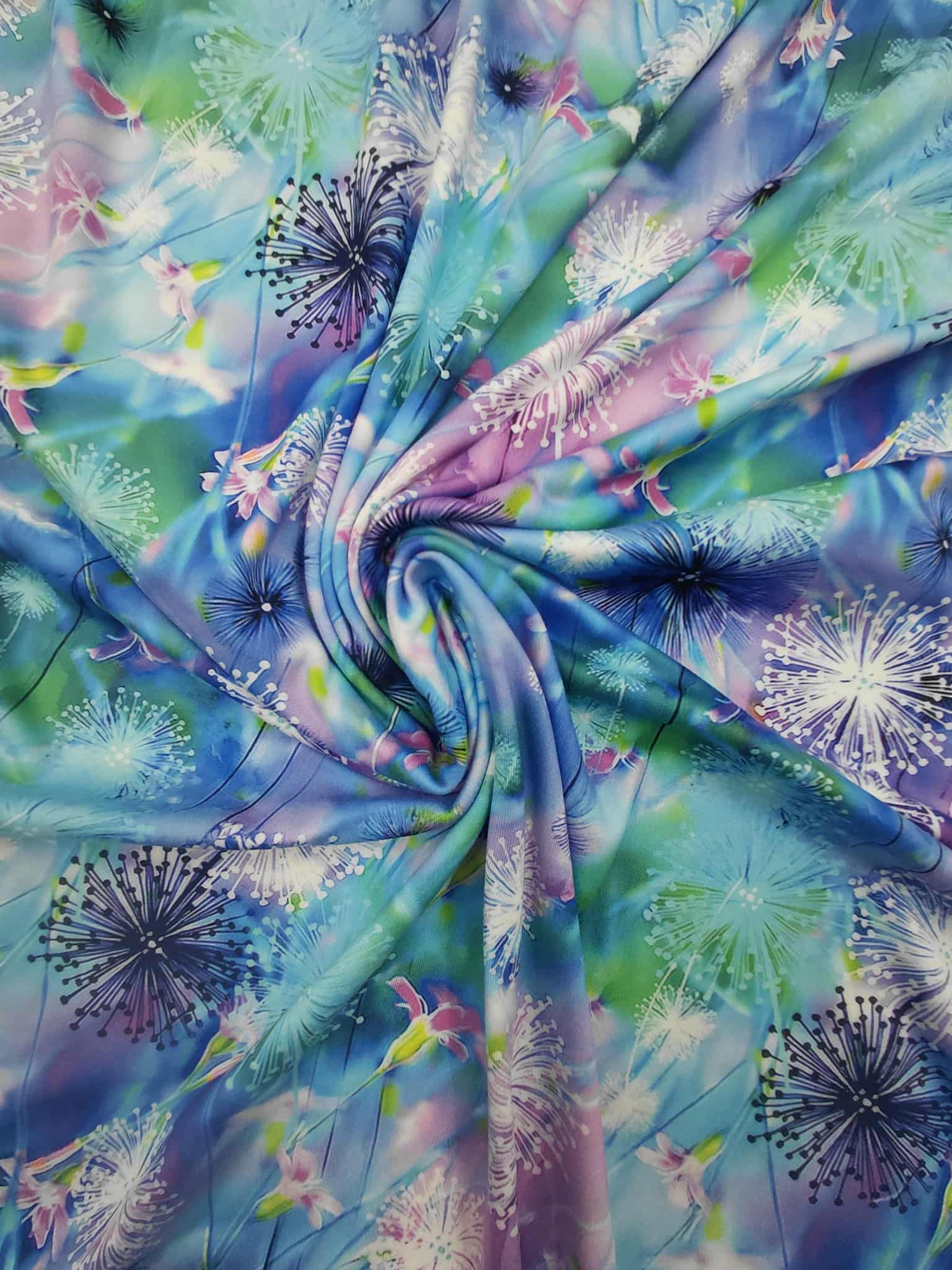 Mléčné umělé hedvábí PAMPELIŠKY ❄ 190gr.