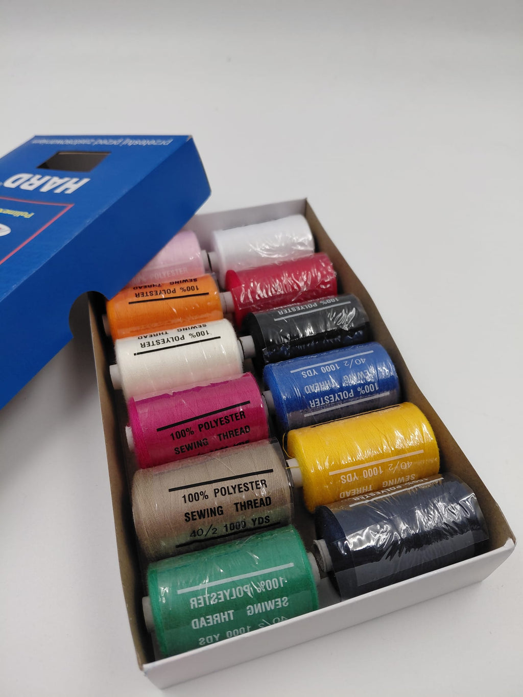 Nitě HARD 1000Y mix barev 12ks