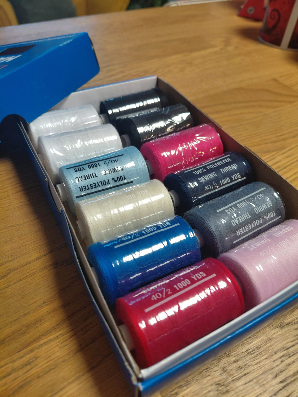 Nitě HARD 1000Y mix barev 12ks