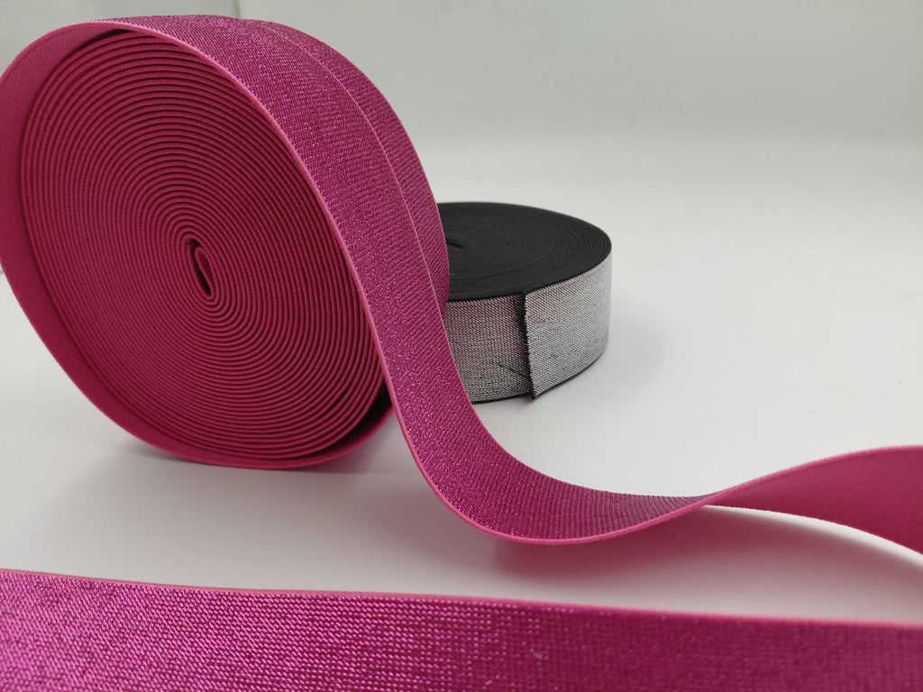 Guma metalický růžová -  5 cm