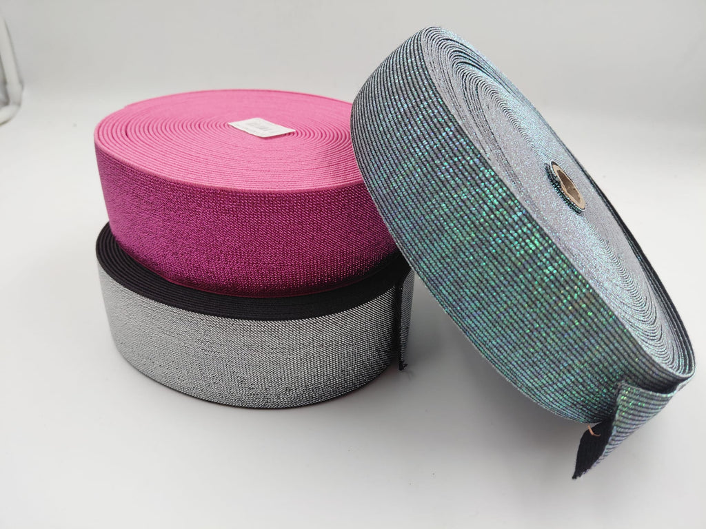 Guma metalický růžová -  5 cm