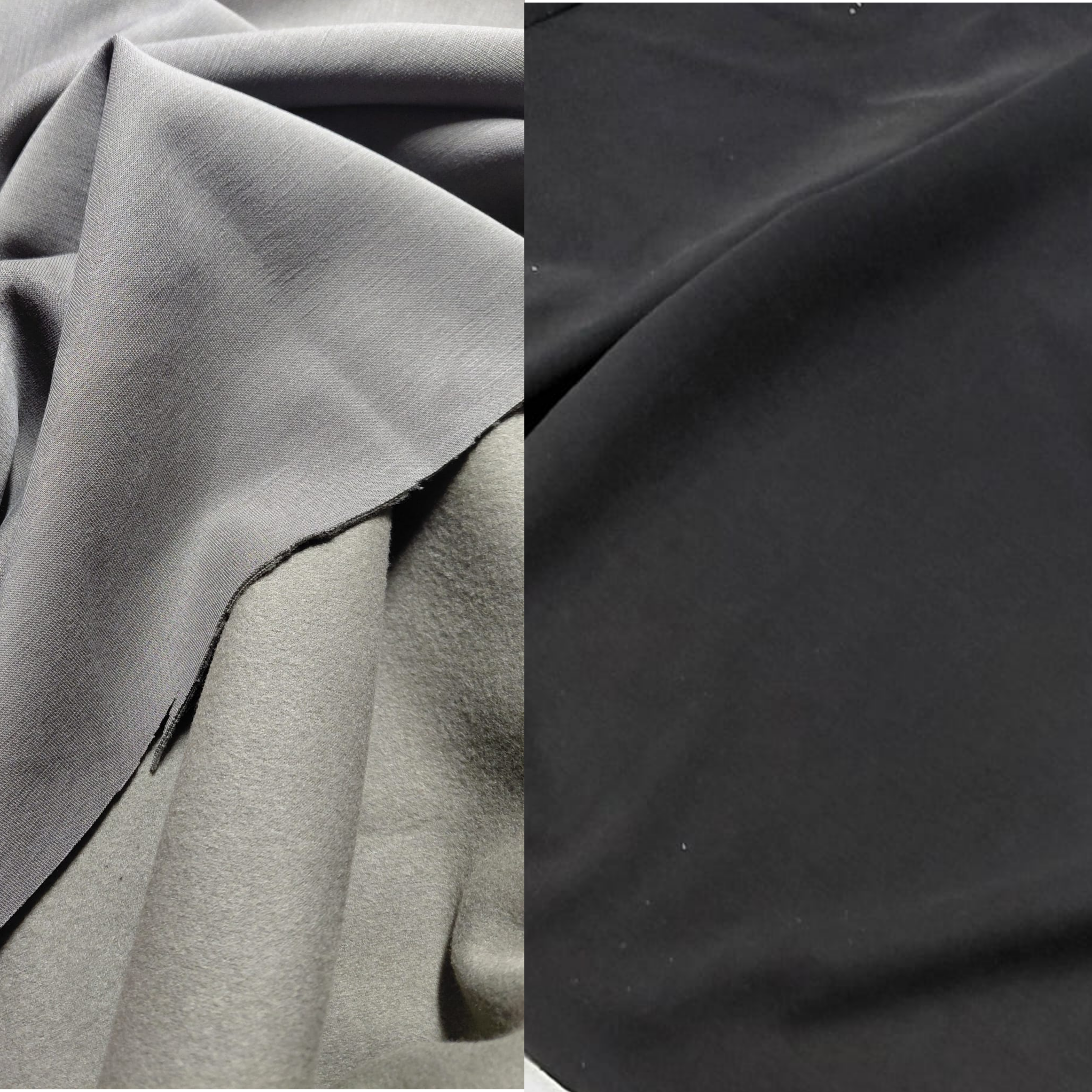 Modal počesaný Černá/Khaki 340gr.